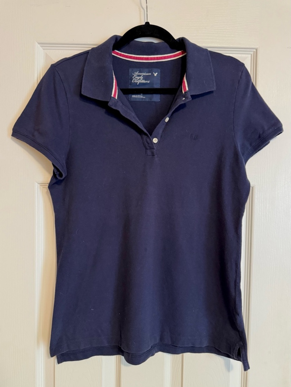 American Eagle Outfitters Navy Polo
